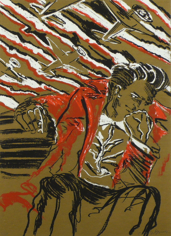 Dees de Bruyne, Kleurenzeefdruk op Arches, Handgesigneerd kopen? Bied vanaf 190!