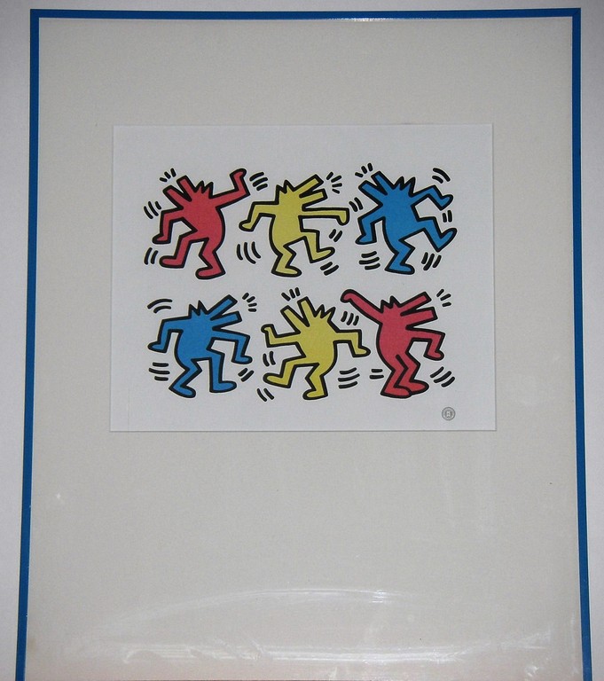 Keith Haring, Dancing Wolves kopen? Bied vanaf 60!