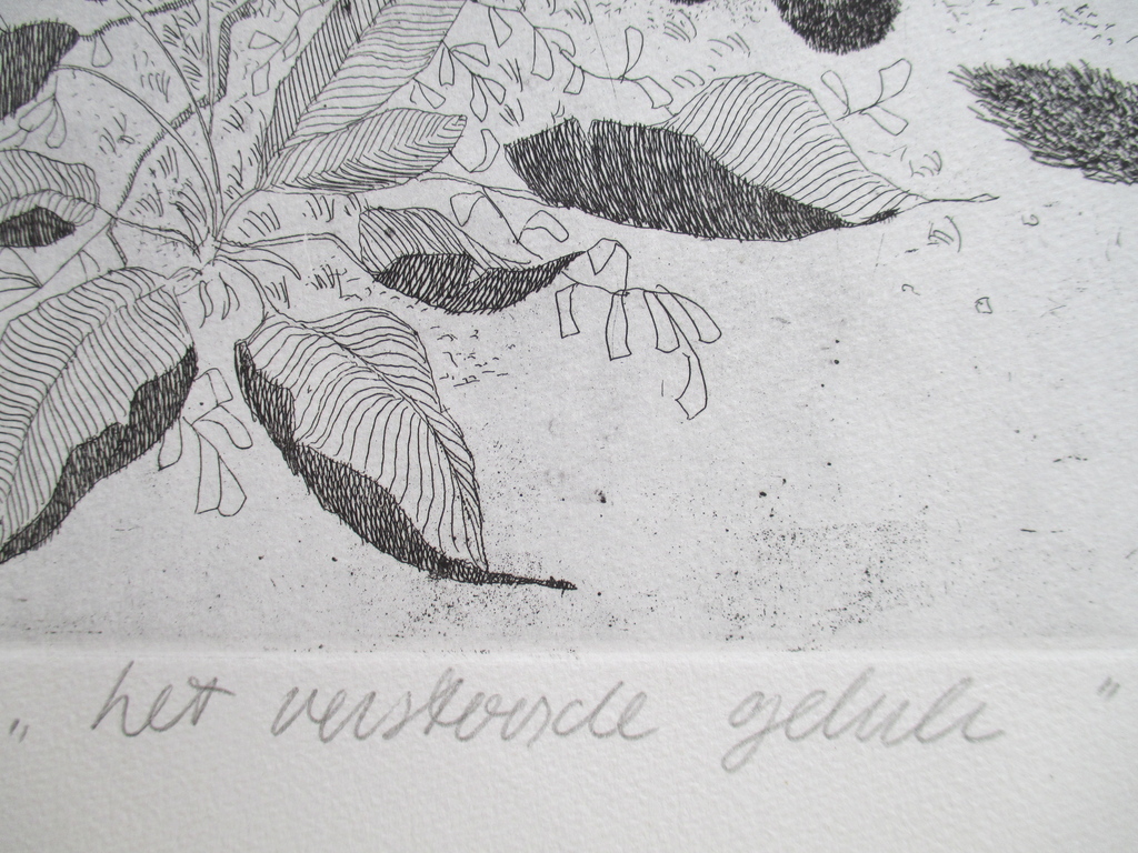 Peter Bol, ets "Het verstoorde geluk" 1973 kopen? Bied vanaf 30!