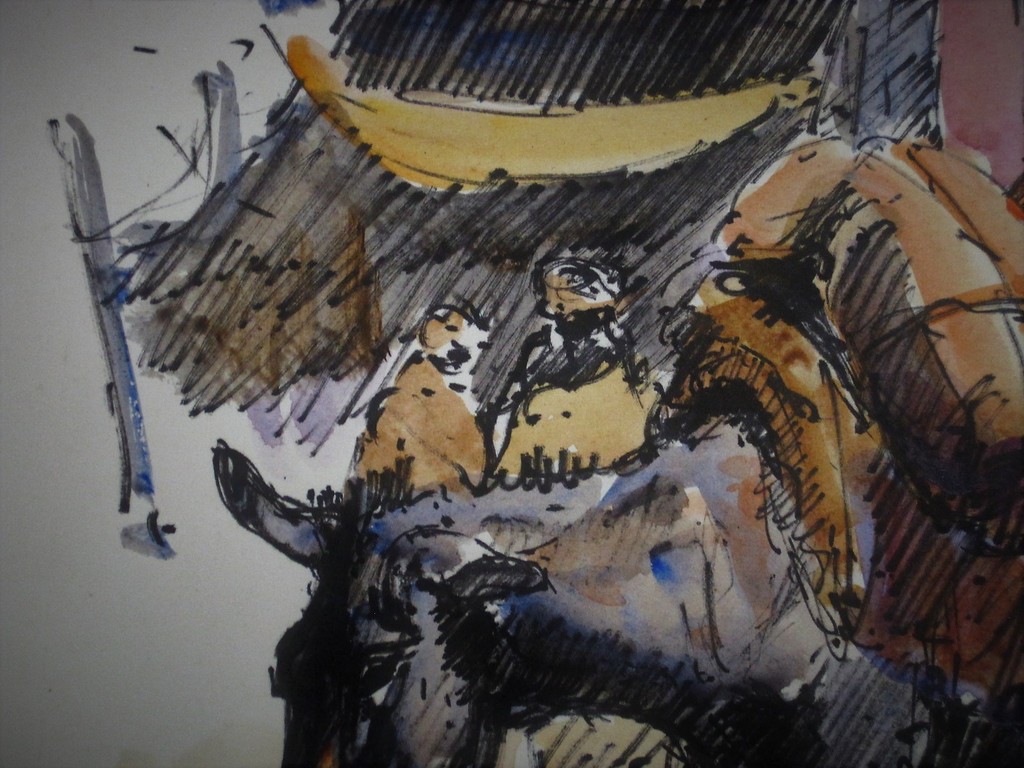 Zeldzaam Oriëntaals aquarel "op de Markt te Algiers" Frans Boers (1912-1987) kopen? Bied vanaf 1!