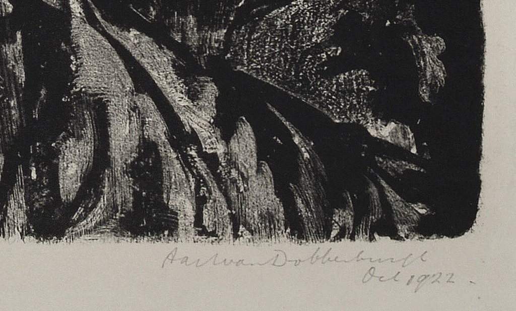 Aart van Dobbenburgh: Litho - Herfst - 1922 kopen? Bied vanaf 50!