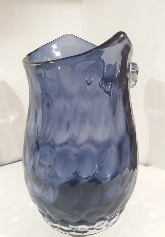 paarse uilenvaas  met parelmoer design kopen? Bied vanaf 20!