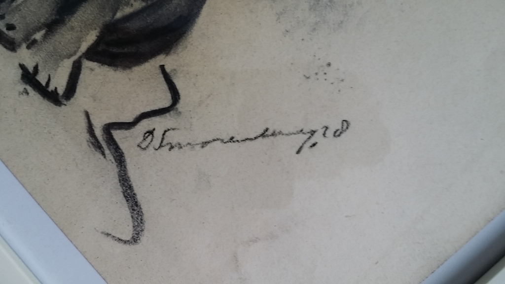 Dirk Smorenberg - 2x tekening op papier kopen? Bied vanaf 50!