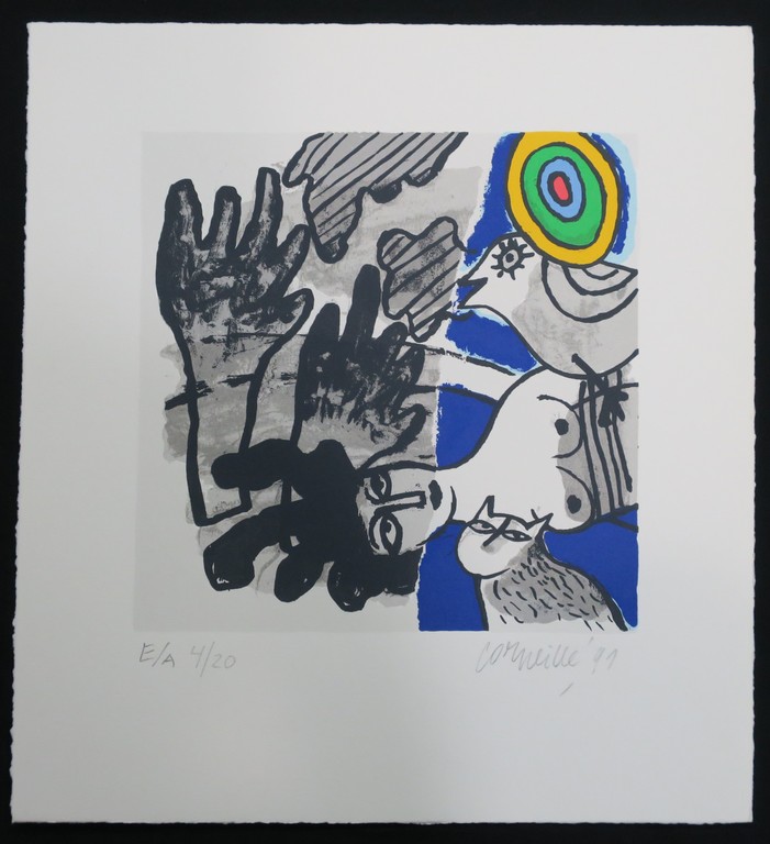 Corneille: Zeefdruk, Ete italien verkocht voor € 81!