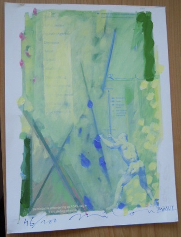 Milou Hermus zeefdruk - hand gesigneerd  kopen? Bied vanaf 1!