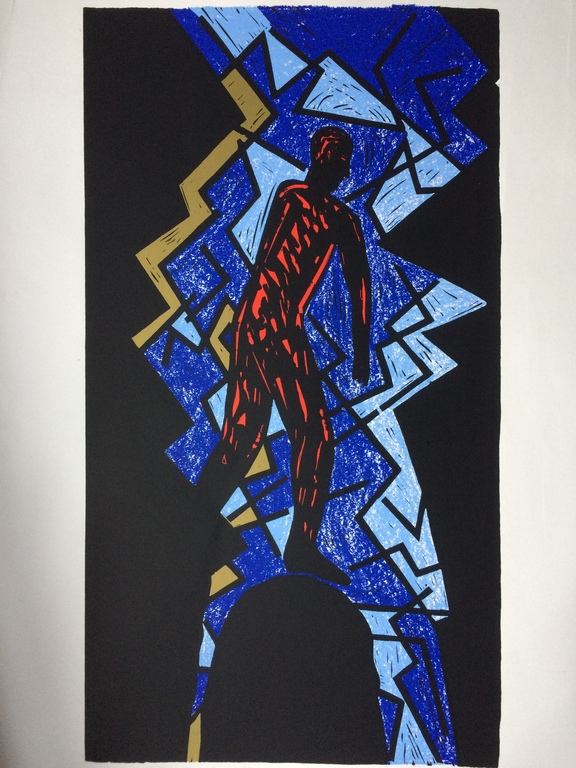 Hans Wap, Hommage aan KS, zeefdruk uit 1993. 22/50 verkocht voor € 45!