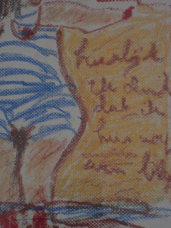 Ant.Heyboer -  originele pastel/papier  "heerlijk, ik denk dat ik .... " gesign. kopen? Bied vanaf 1!