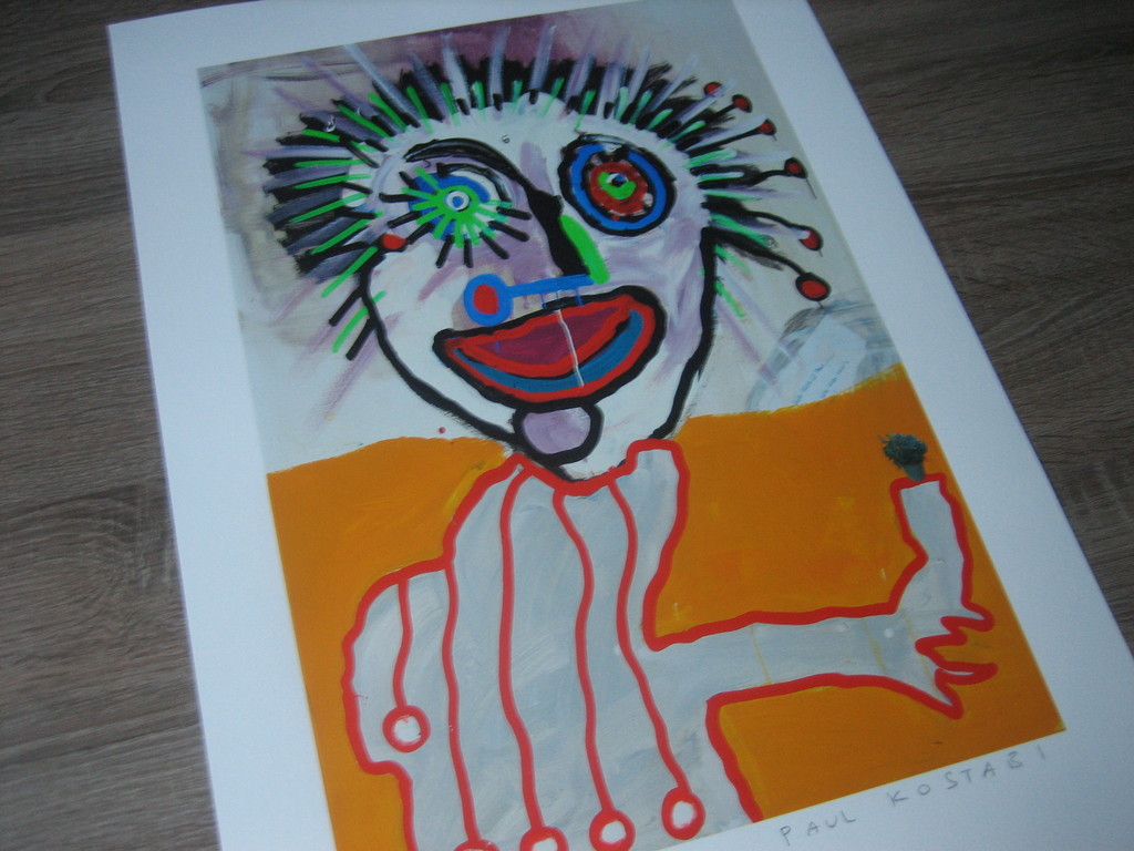 Paul Kostabi - "On the way to grace" - Giclee - Handgesigneerd - Oplage: 75  kopen? Bied vanaf 30!