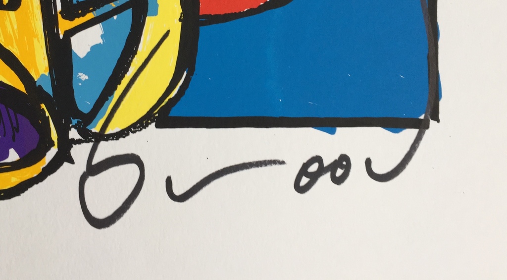 Herman Brood - Originele hand gesigneerde zeefdruk - VW Beetle kopen? Bied vanaf 1!