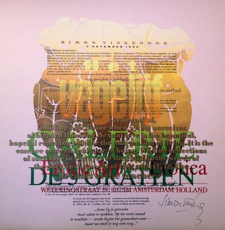 Laatste keer: Simon Vinkenoog - Het vege lijf - handgesigneerde lithografie kopen? Bied vanaf 135!