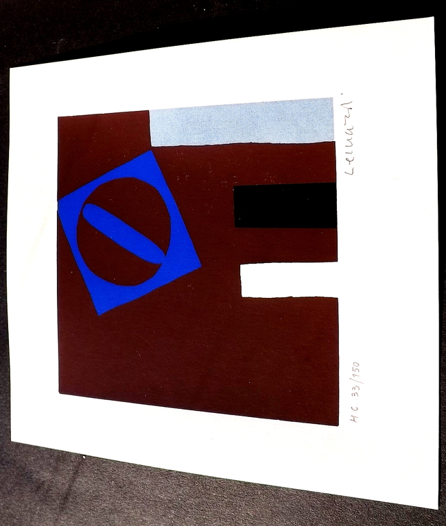 Ermanno Leinardi - 3 abstracte geometrische gesigneerde litho's - 1985 kopen? Bied vanaf 1!
