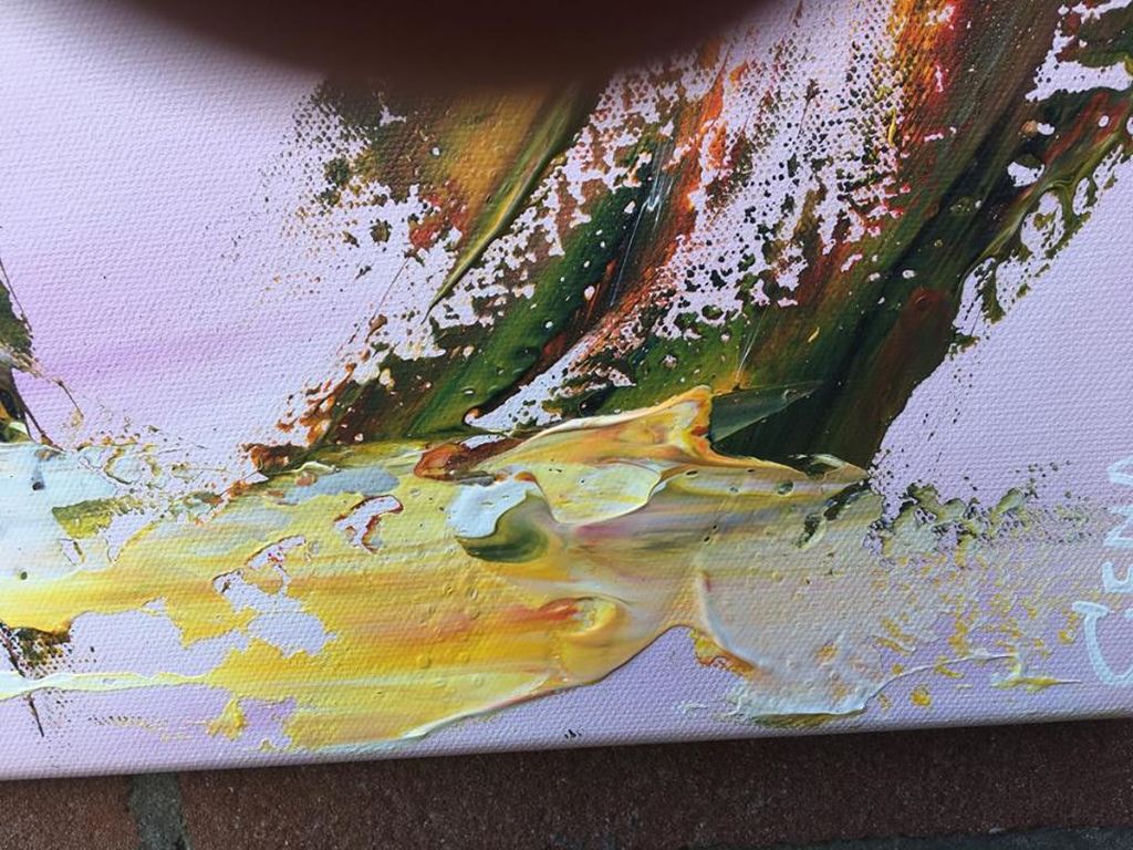 Gena - Tulpen - Acrylverf op doek - Gesignerd -2017 kopen? Bied vanaf 150!