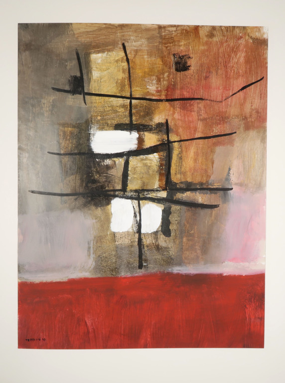 Kees te Kolste: Acryl op papier, Zonder titel kopen? Bied vanaf 35!