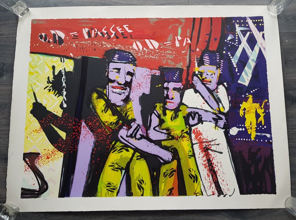 Herman Brood: zeefdruk, OD = Passee kopen? Bied vanaf 325!