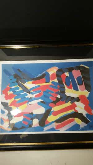 Karel Appel - karel appel zeefdruk uit 77 oplage 100 verkocht voor € 300!