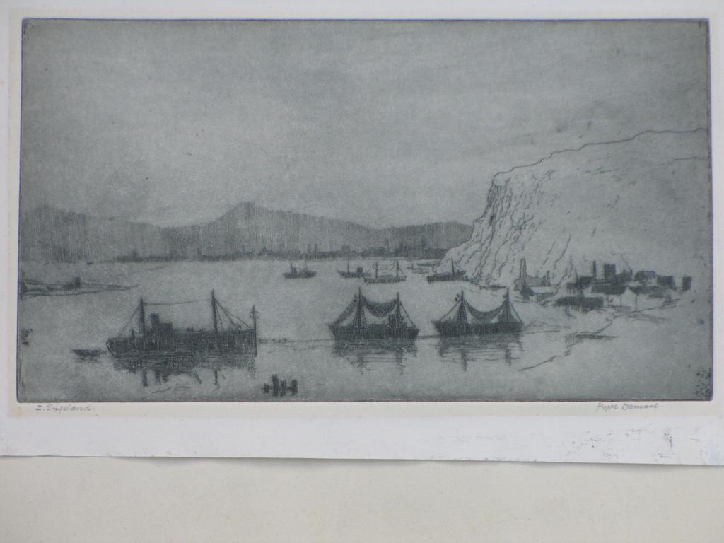 Poppe Damave, Zuid Engeland, Ets verkocht voor € 35!