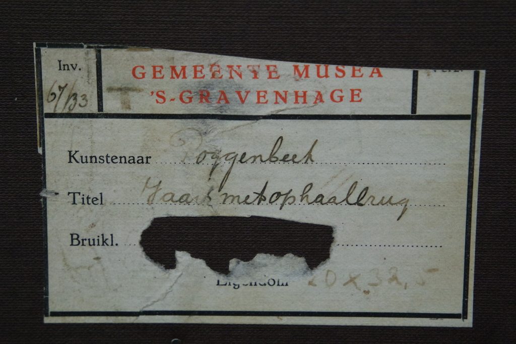 Geo Poggenbeek - aquarel - landschap met ophaalbrug - gesigneerd l.o. kopen? Bied vanaf 495!