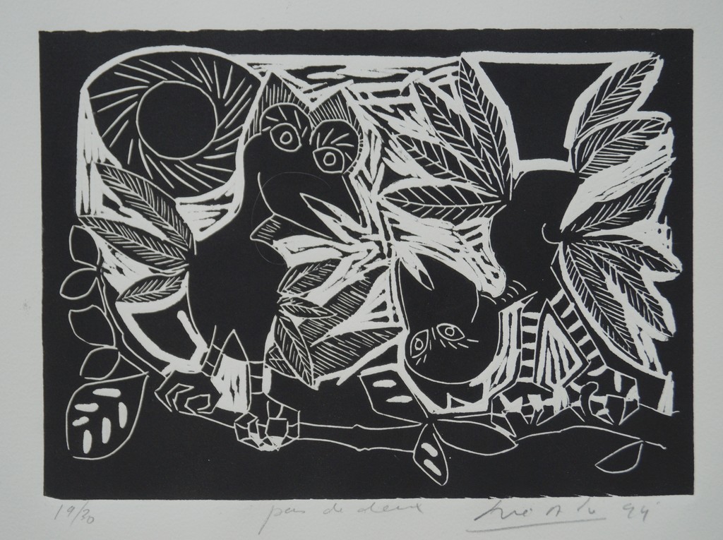 John Lie a Fo - gesigneerde zeefdruk - pas de deux kopen? Bied vanaf 1!