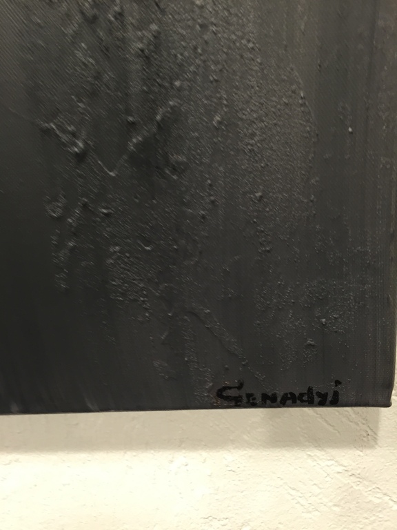 GENA GENADYJ gemengde technieken op doek Titel: PEOPLE kopen? Bied vanaf 1!