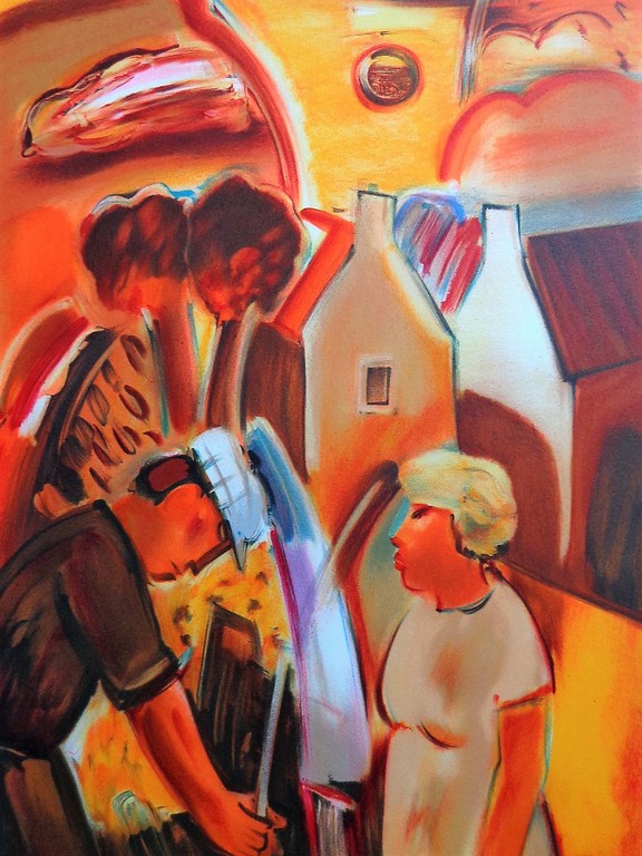 Ward LERNOUT (1931)_ Kleurrijke lithografie - genummerd kopen? Bied vanaf 20!