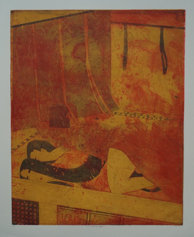 Mark Visione - gesigneerde ets - aware (morning interior) verkocht voor € 52!