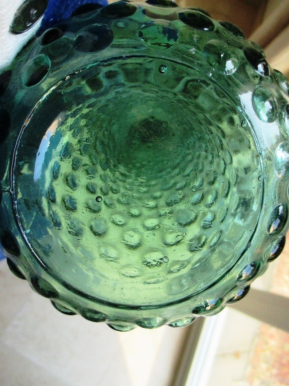 Murano. groen glazen karaf met stolp kopen? Bied vanaf 12!