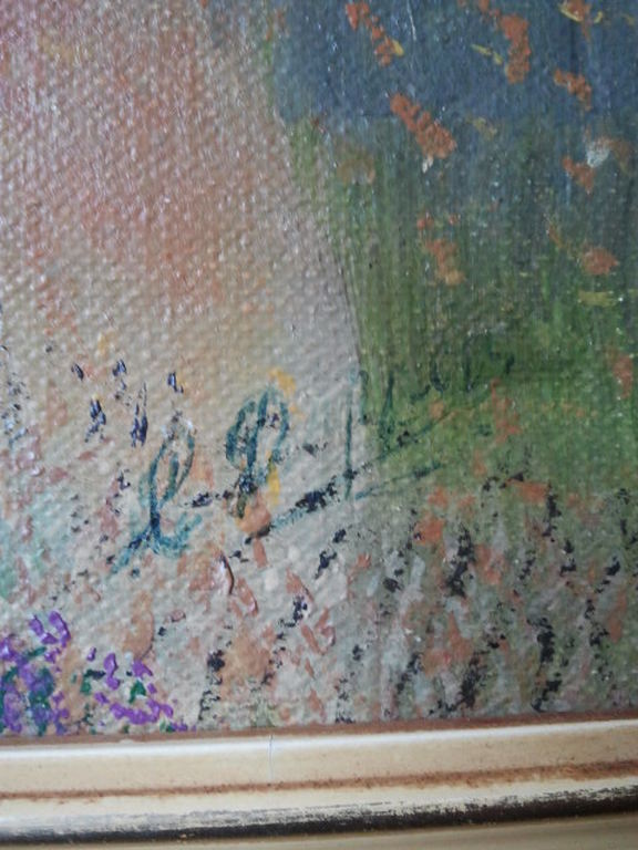 landschap - olieverf op doek - gesigneerd kopen? Bied vanaf 1!