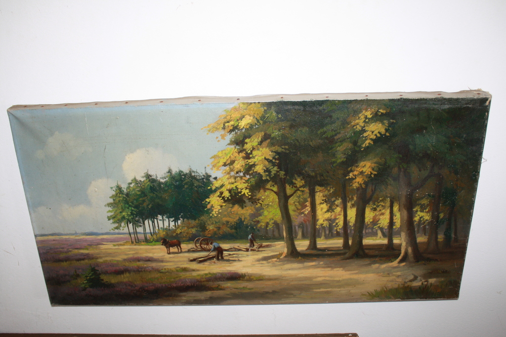 HOUTHAKKERS met PAARDEN OP DE HEIDE MET MALLEJAN van JESPERS kopen? Bied vanaf 1!