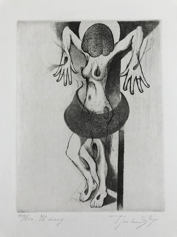 Onbekend kunstenaar - Ets - 'Ik draag...' kopen? Bied vanaf 25!