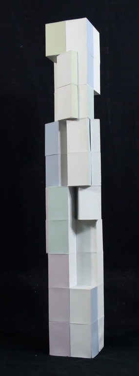 Berend Hendriks: Kartonnen sculptuur, Zonder titel verkocht voor € 150!