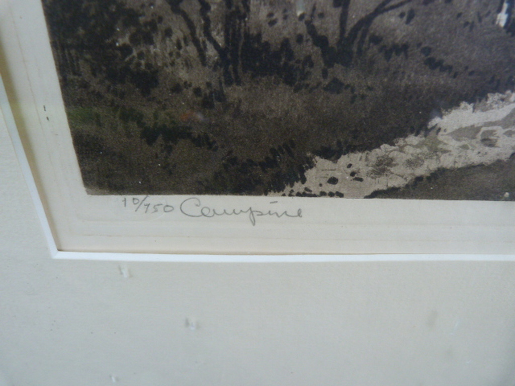 Landschap met molen  -  kleurets. kopen? Bied vanaf 1!