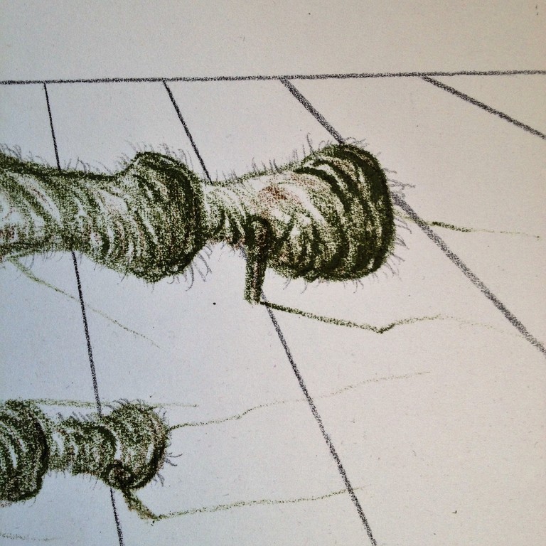 Alain Teister : Kleurenlitho , zonder titel naar mierengedicht Remco Campert kopen? Bied vanaf 1!