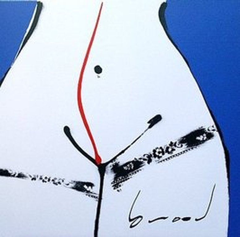 Herman Brood, grote gesigneerde zeefdruk, Hips kopen? Bied vanaf 200!