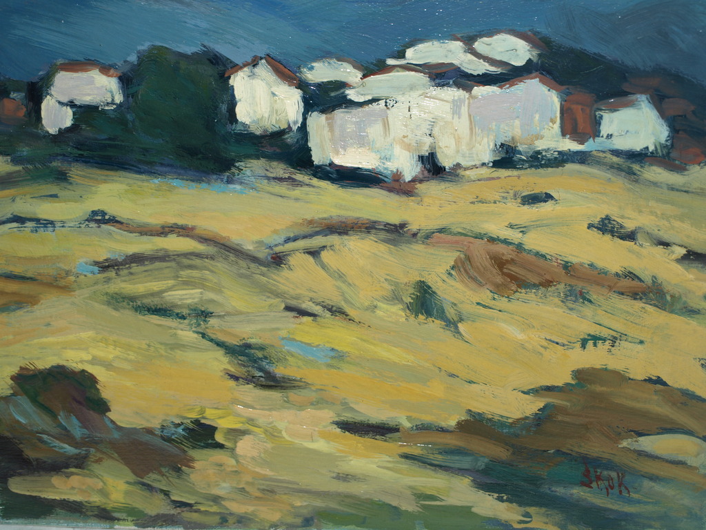 SIMON KOK – Olieverf  – Andalusië  – Gesigneerd - ca 1975  kopen? Bied vanaf 1!