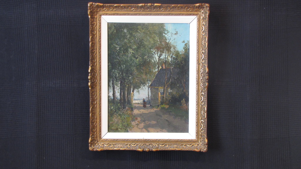 Jan Knikker sr (1889-1957), olieverf op doek, Zandpad te Loosduinen kopen? Bied vanaf 125!
