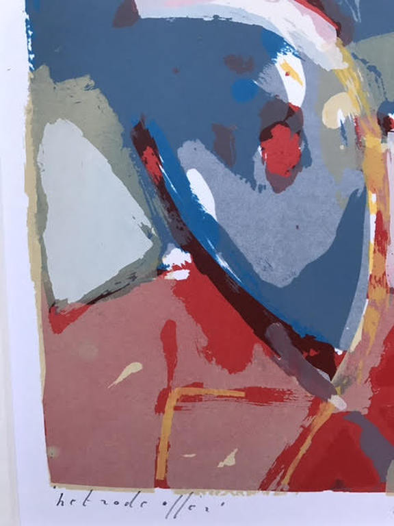 Piet WARFFEMIUS- Het rode offer- 50 x 50 cm - 1985 kopen? Bied vanaf 1!