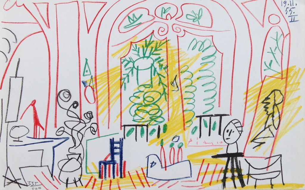 (naar) Pablo Picasso, Lithografie uit 1955 kopen? Bied vanaf 375!