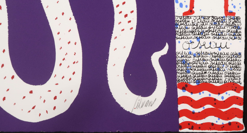 Christian Silvain: Zeefdruk, l'Oiseau Cage  kopen? Bied vanaf 70!