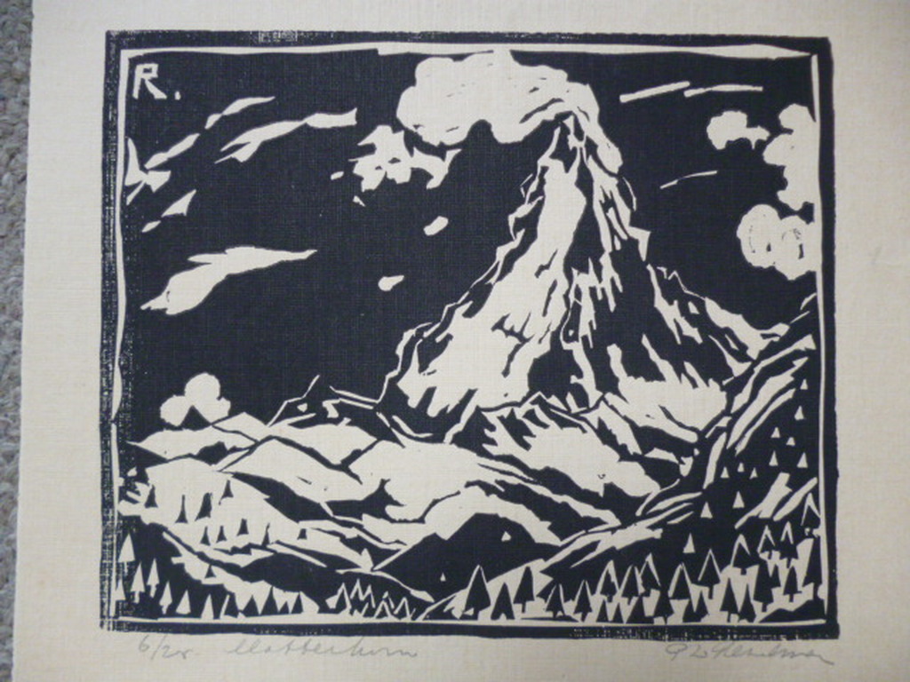 Piet Rezelman - linosnede - Diverse voorstellingen kopen? Bied vanaf 35!