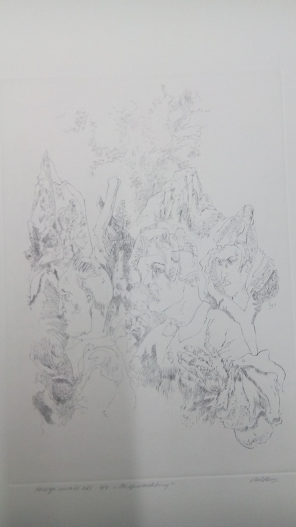 Jan van Helden droge naald ets 4/5 1982 kopen? Bied vanaf 10!