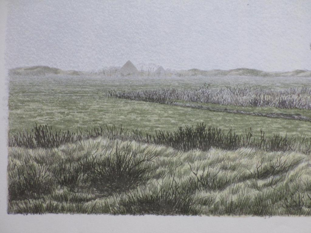 Edgar Fernhout, Noord Hollands landschap, Kleurenlitho kopen? Bied vanaf 1!