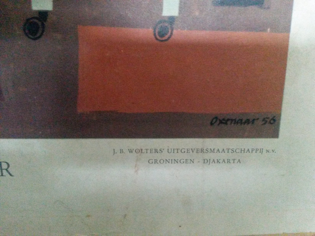 Oxenaar, druk op karton, beperkte oplage.  kopen? Bied vanaf 10!