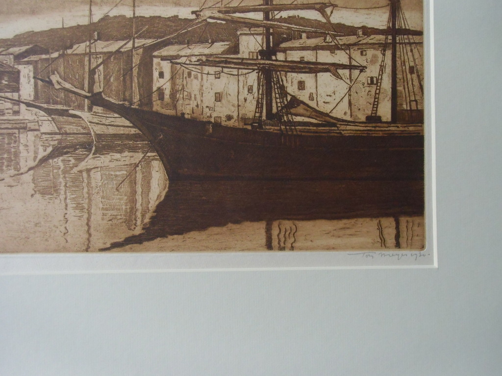 SCHEPEN IN EEN HAVEN/ ETS VAN TON MEIJER kopen? Bied vanaf 40!