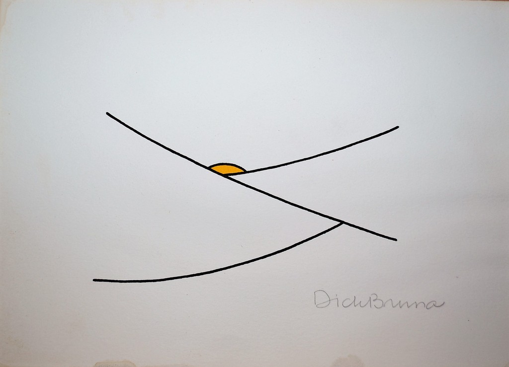 Dick Bruna, zeefdruk, landschap verkocht voor € 350!