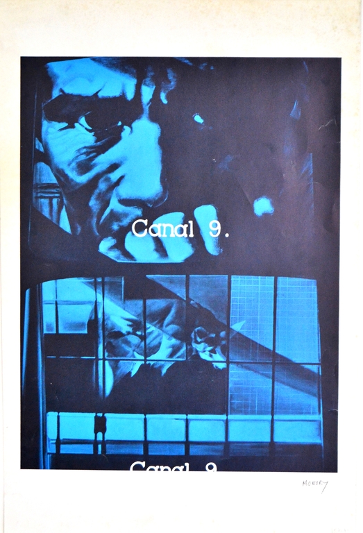 Jacques Monory - Lithographie (Monochrome Bleu) - Canal 9 kopen? Bied vanaf 50!