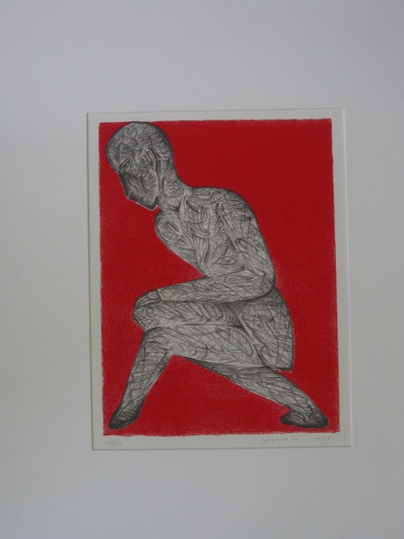 Late en  zeldzame 1987 gesigneerde Kees Spermon (1941-1992) Lithografie  kopen? Bied vanaf 1!