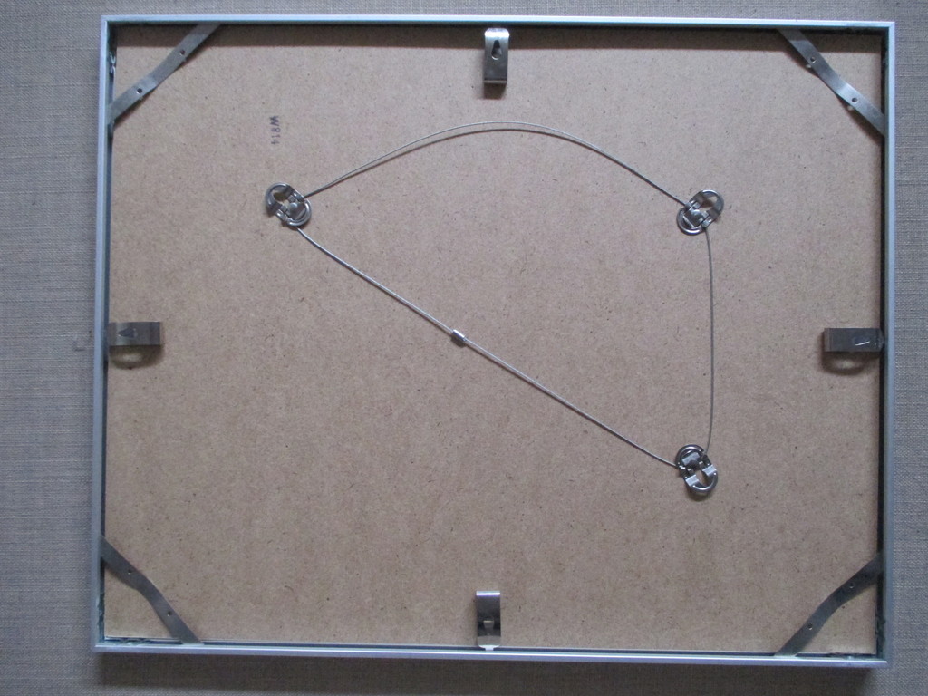 Anne Huitema, mooi gelijste kleurenets, "Plattegrond" kopen? Bied vanaf 40!