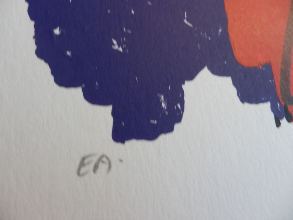 HERMAN BROOD, Gelimiteerde en HANDGESIGNEERDE Zeefdruk  BRASIL GOD kopen? Bied vanaf 90!