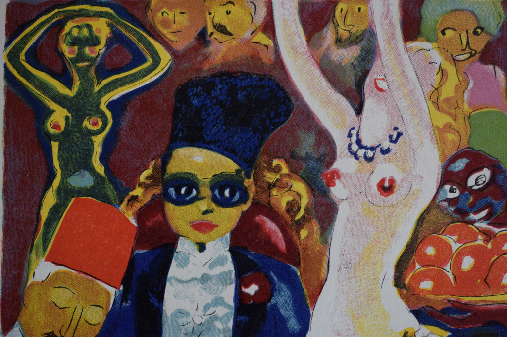 Kees van Dongen - Houtgravure - Réception chez le Khalifat kopen? Bied vanaf 50!