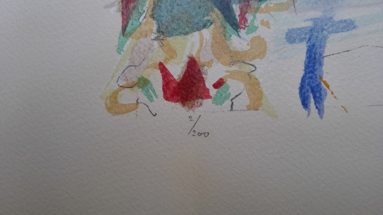 Richard Smeets, zeefdruk op papier kopen? Bied vanaf 20!